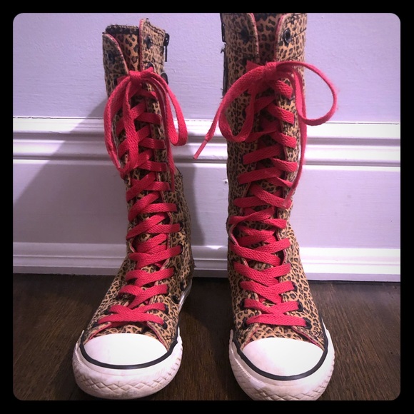 girls knee high sneakers